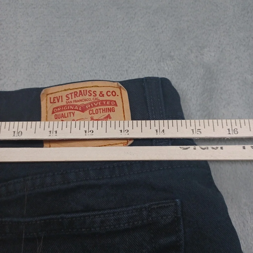Vintage Levis 550‎ Jeans Womens 30 Black Denim 550 Relaxed Bootcut Casual